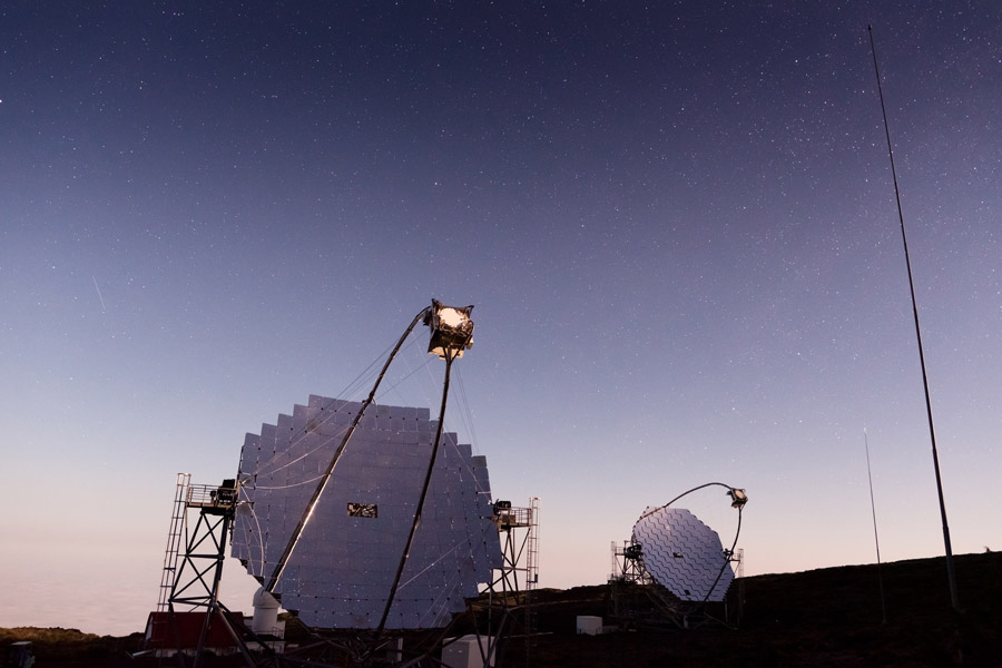 La Palma, Roque de Los Muchachos MAGIC 1 und MAGIC 2 (The Florian Goebel MAGIC telescopes)