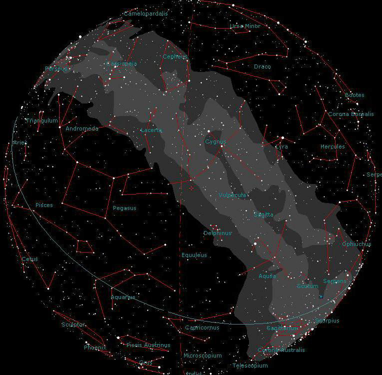 Die Milchstraße Mitte Oktober von La Palma aus gesehen